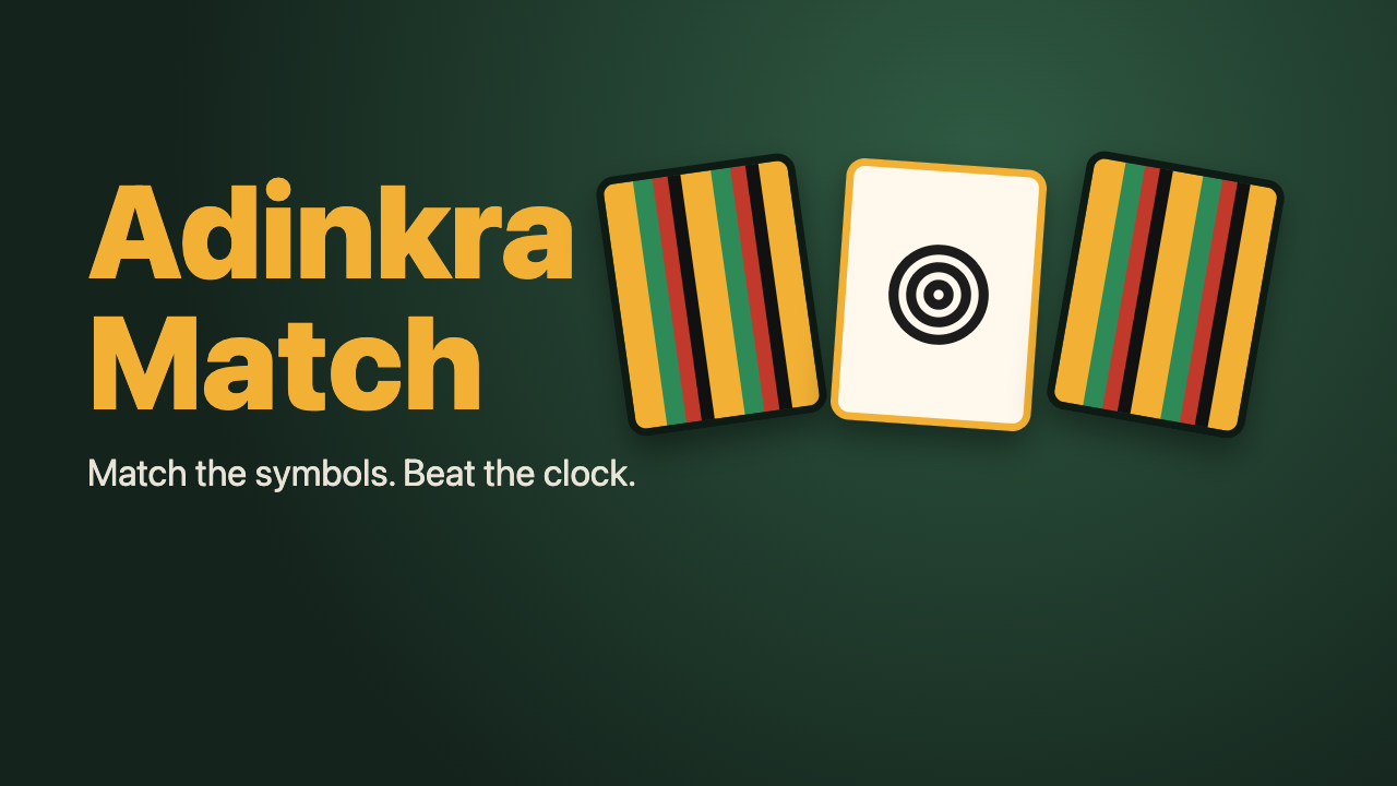 Adinkra Match banner